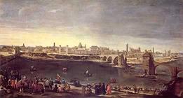 View of Zaragoza by Juan Bautista Martinex Del Mazo (1647, Museo del Prado)